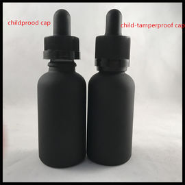 China 30ml de zwarte Matte van de Flessen Essentiële Oild van het Glasdruppelbuisje Fles van het het Glasdruppelbuisje leverancier