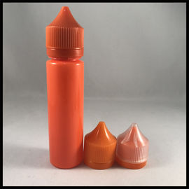 China Oranje Kleine Plastic Druppelbuisjeflessen, Douane om 60ml-de Fles van de Eenhoorndruppel leverancier
