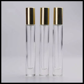 China De Nevelflessen van het glas Materiële Parfum, de Kleine Lege Ronde Lange Vorm van Nevelflessen leverancier