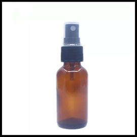 China Bruine Amber Kosmetische de Flessen Zwarte GLB Kleur van de Glasnevel voor Etherische olie leverancier