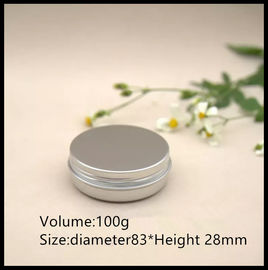China Lege Aluminium Kosmetische Containers, 100g-Aluminium Kosmetische Kruik met Deksels leverancier