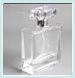 China De vierkante van het de Flessen Lege Glas van de Parfumnevel Duidelijke 50ml Capaciteit van de de Verstuiverscontainer leverancier