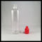 De grote Flessen van het Capaciteits100ml Plastic Druppelbuisje, Duidelijke Plastic Lege Druppelaarflessen leverancier
