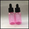 De roze Flessen 30ml van de Huisdieren Plastic Pipet voor de Kosmetische Prestaties van de Verpakkings Uitstekende Lage Temperatuur leverancier