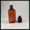 Amber Plastic het HUISDIERENe Vloeibare Flessen van 30ml, de Damp Vloeibare Flessen van de Driehoeksvorm leverancier