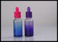 30ml de blauwe Purpere van het het glasdruppelbuisje van de gradiëntkleur Fles van de de Flessenetherische olie leverancier