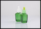 Van de het Druppelbuisjefles 30ml van het etherische olieglas de Kosmetische Amber Vierkante Groene Fles leverancier