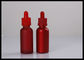 De mini van het de Flessen Rode Berijpte Scherm van het Etherische olieglas van de Druklogol Kindveilige Kappen leverancier