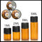 Mini het Glasflessen Normaal GLB van de Grootteetherische olie voor Serum/Parfum 1ml 2ml 3ml 5ml leverancier