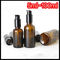 Bruine van het het Glasdruppelbuisje van de Kleurenetherische olie de Flessen Zwarte Pomp voor Kosmetische Lotion leverancier