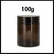 De bruine Kosmetische Glas Lege Type van de Roomkruik Kringloop Vlakke Vorm van de Schouderfles leverancier