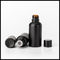 Zwarte Berijpte het Glasflessen van de Kleurenetherische olie Kosmetische Verpakking om Vorm leverancier