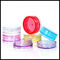 De ronde Plastic Kosmetische Kleine Roomkruik maakt omhoog tot Cotainers Kleurrijke 2g-Capaciteit leverancier