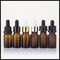 De amber10ml-Flessen van het Glasdruppelbuisje, Parfum Kosmetische Container om Vorm leverancier