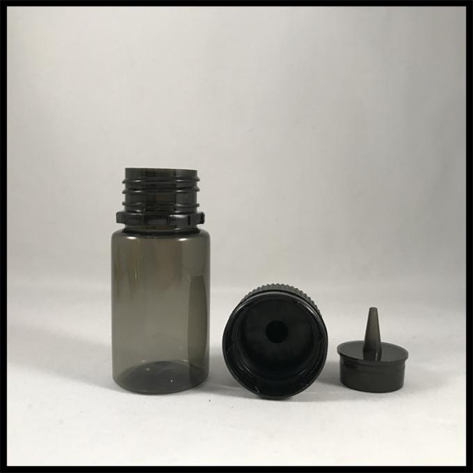 Zwarte Transparante 30ml-Huisdierenflessen, de Flessenmassa van het Douane30ml Plastic Druppelbuisje