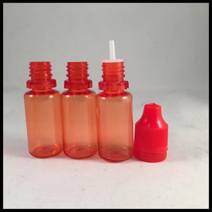 Rode het Druppelbuisjefles van de Rookolie, van het Druppelbuisjeflessen van 10ml Plastic Zure de Basisweerstand