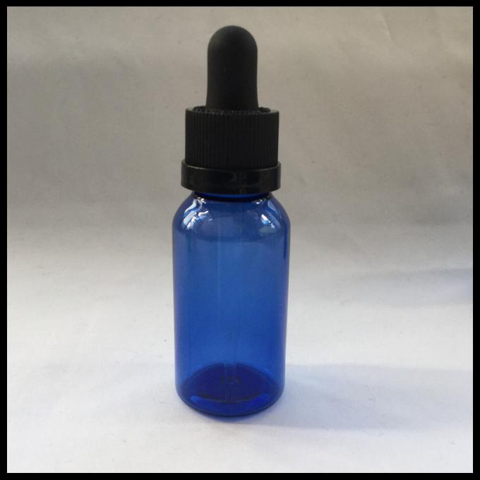 Het kleine Blauw van Druppelaarflessen, Flessen van het Etherische olie de Lege Plastic Druppelbuisje