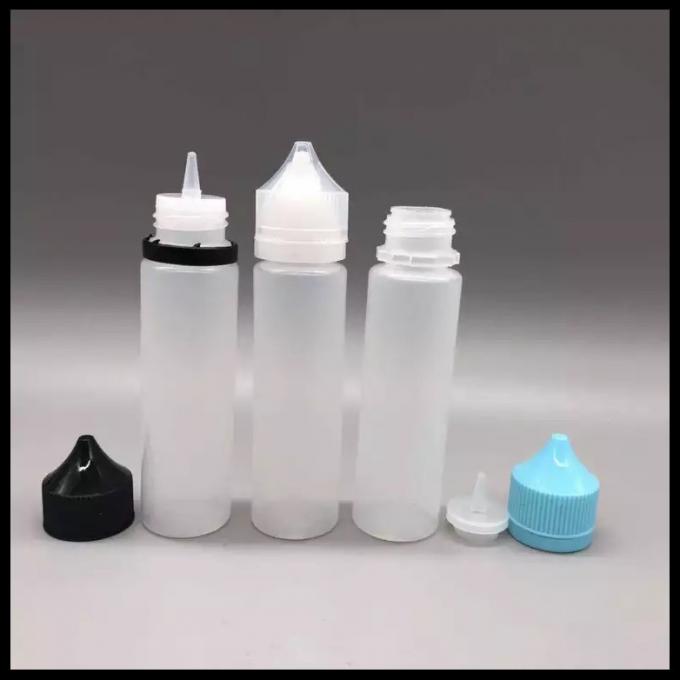 Flessen van de douane de Plastic Druppelaar, Farmaceutische Plastic het Druppelbuisjefles van 60ml