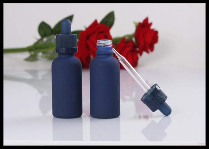 Kindveilige het Glasflessen van GLB Aromatherapy, Blauwe het Glasflessen van 30ml voor Etherische oliën