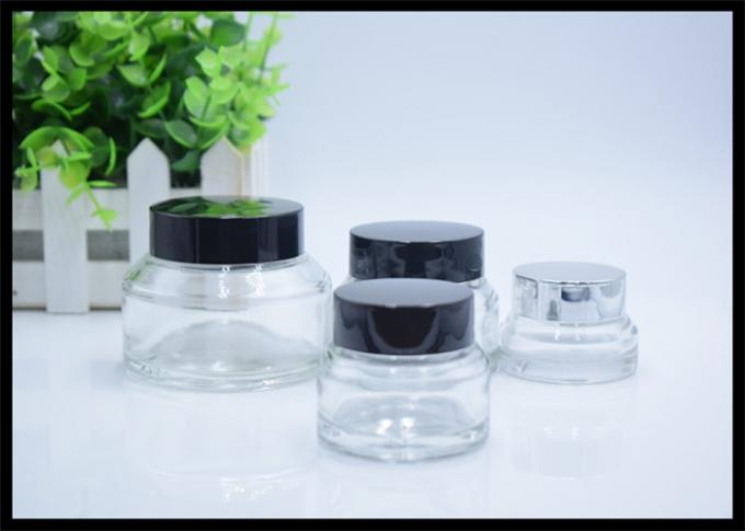 Duidelijke de Kruikcontainers 30g 50g van de Glas Kosmetische Room