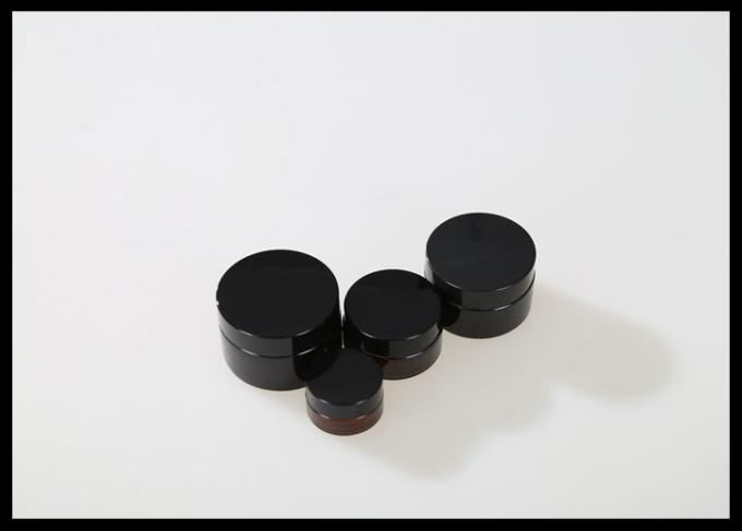 De bruine Ambercontainers van de de Kruik5g 10g 20g 30g 50g Lege Make-up van de Glas Kosmetische Room