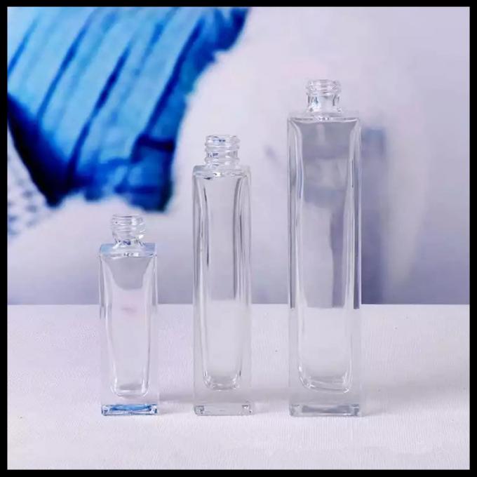 Het unieke Vierkante van het de Flessen30ml 50ml 100ml Glas van de Parfumnevel Materiële Aluminium GLB