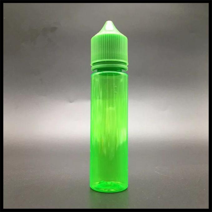Mollige van de de Flessen Groene/Oranje Kleur van het Eenhoorn60ml Plastic Druppelbuisje de Damp Vloeibare Container