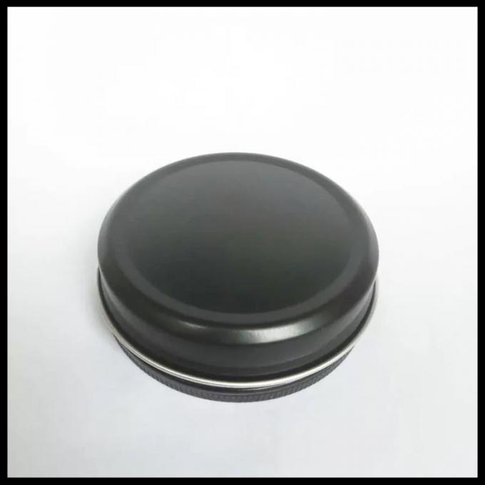 De zwarte Kosmetische Flessen van de de Lotionroom van de Aluminiumkruik 100g met Schroefdeksels