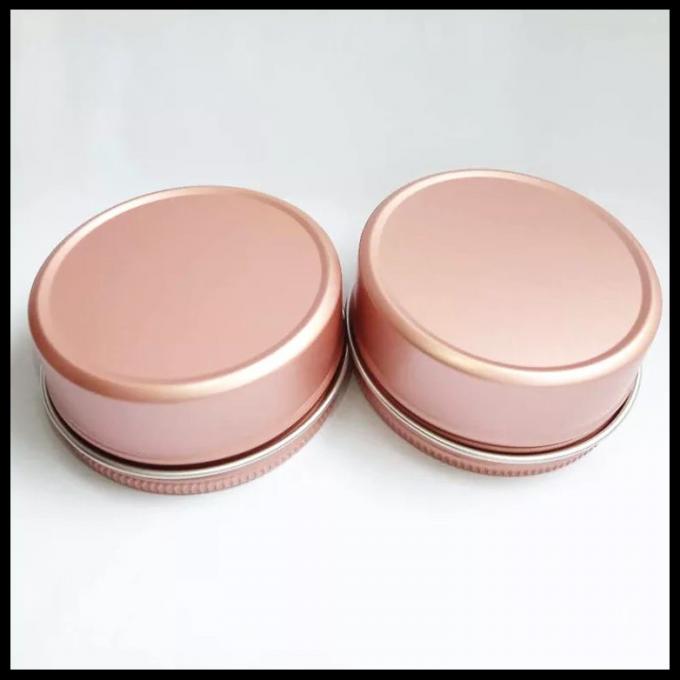 Het roze Kosmetische Metaal van de Aluminiumkruik 100g blikt het Poeder van de Lotionroom kan in met Schroefdeksel