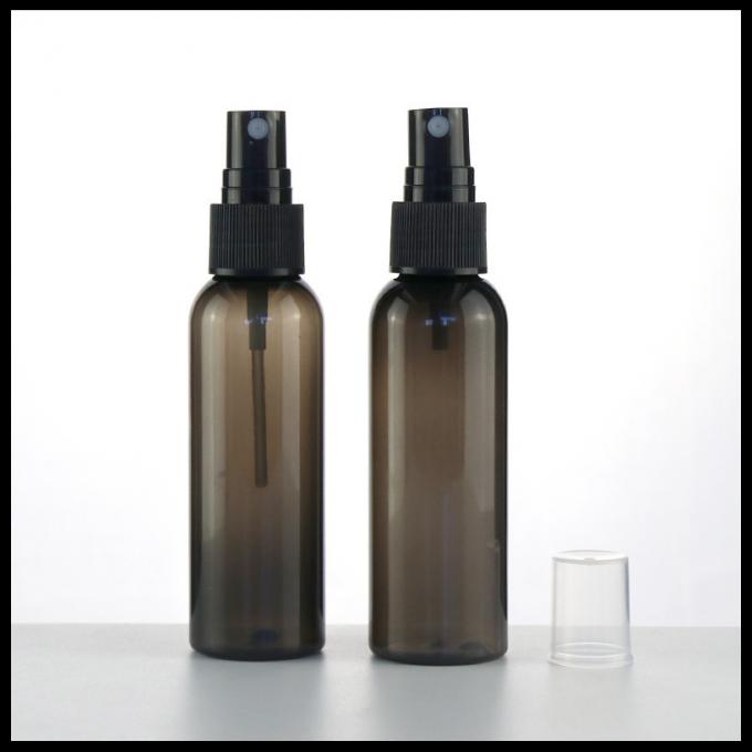 Ronde de Flessen Zwarte Navulbare Kosmetische Container 60ml van de Vorm Lege Plastic Nevel